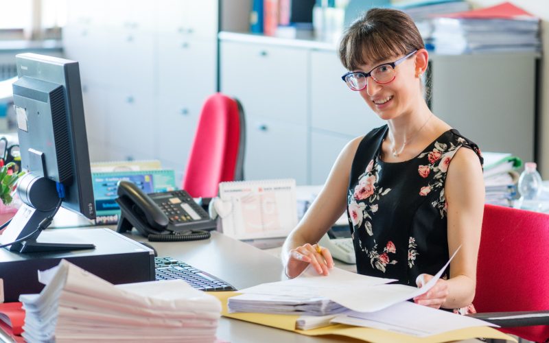 Erica Maso si occupa di registrazioni contabili per le imprese in contabilità dalla forfettaria alla generale